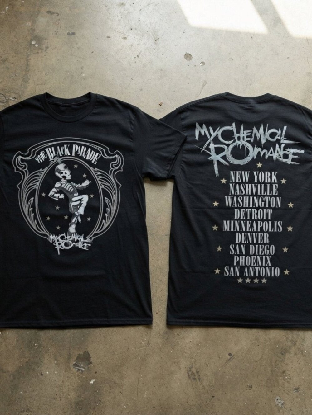 My Chemical Romance The Black Parade Tour Dates T-Shirt